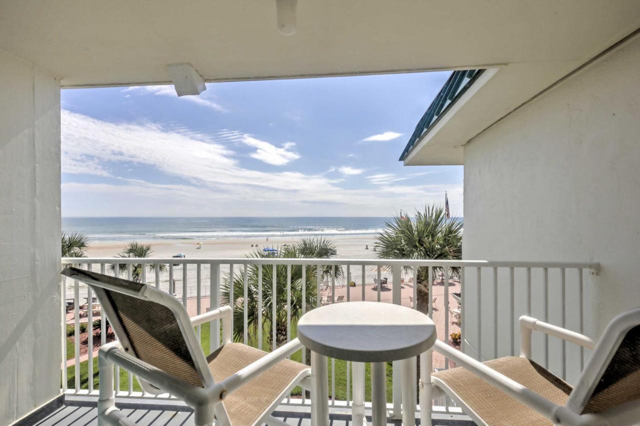 Daytona Beach Studio With Oceanfront Balcony And Pool! 外观 照片