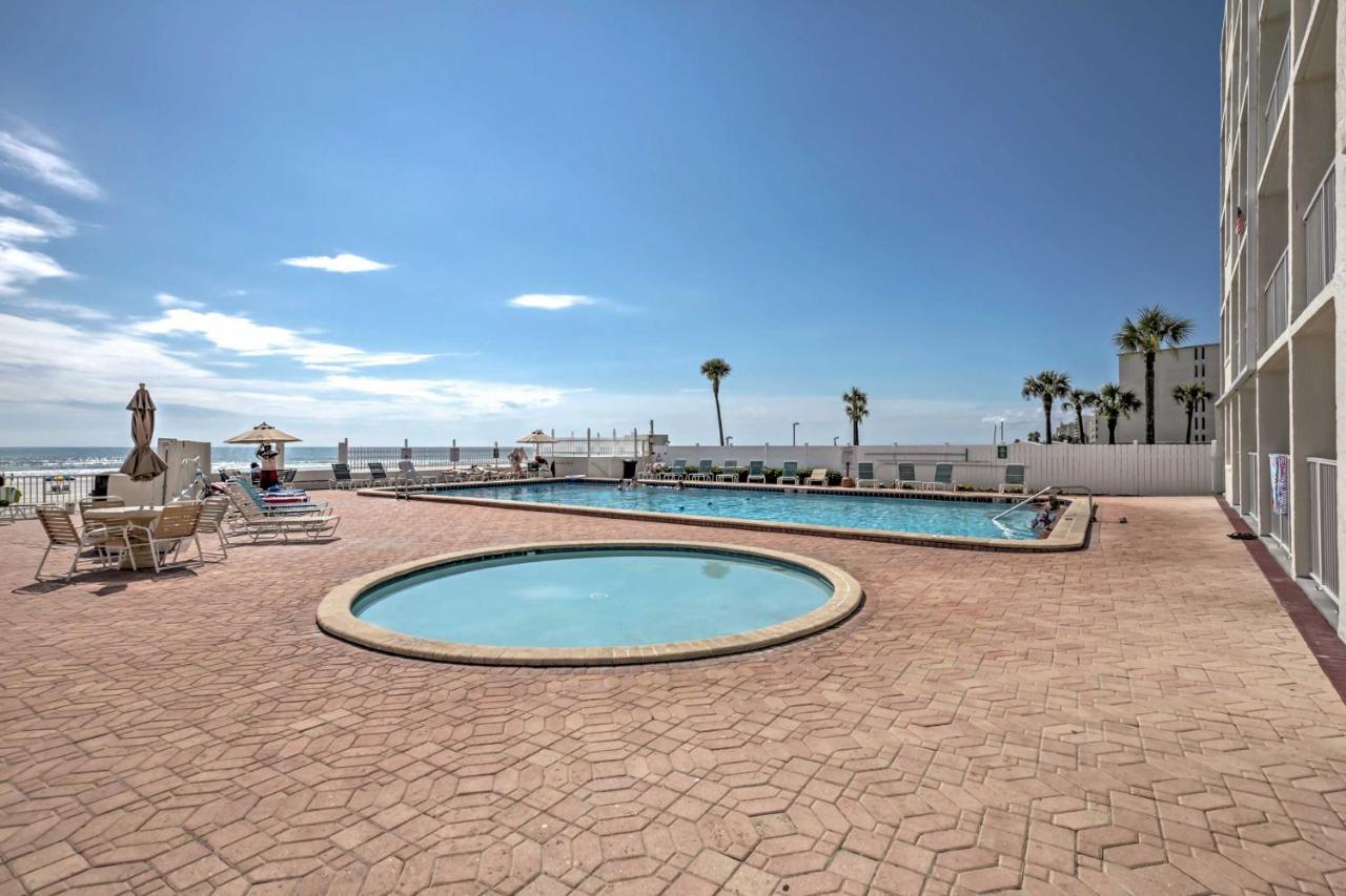 Daytona Beach Studio With Oceanfront Balcony And Pool! 外观 照片
